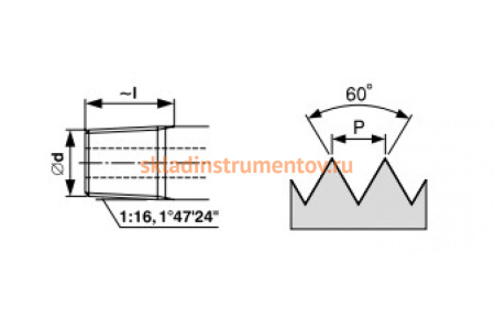 Плашка Bucovice Tools NPT 1/4-18 HSS 430140