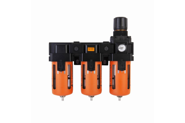 Модульная группа с тремя влаго-маслоотделителями и регулятором давления 1/2'' WIEDERKRAFT WDK-70744