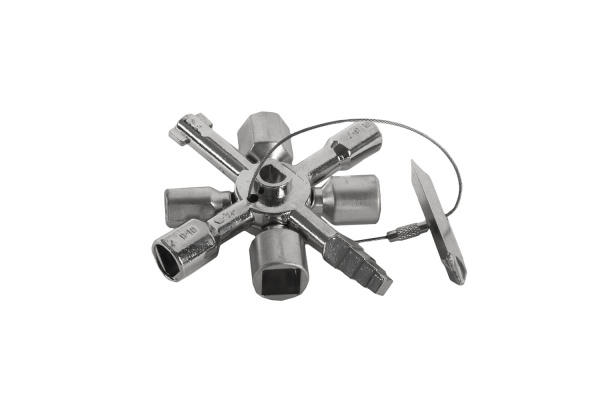 Универсальный ключ для электрошкафов КОБАЛЬТ 10 профилей 792-926