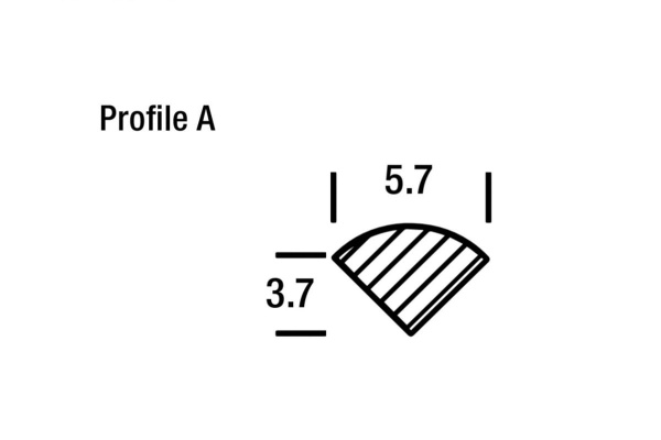 Сварочный пруток ПЭНД (HDPE; 5.7x3.7 мм; черный) LEISTER 104.283