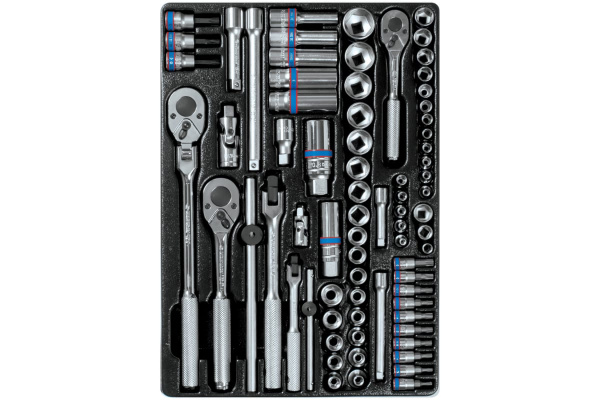 Ложемент для набора торцевых головок 9-5575MR, PVC KING TONY 84711820B