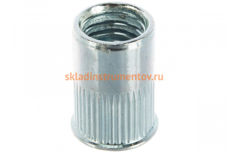 Заклепка резьбовая стальная с насечкой (100 шт; М10; уменьшенный борт) MESSER 212110S-100