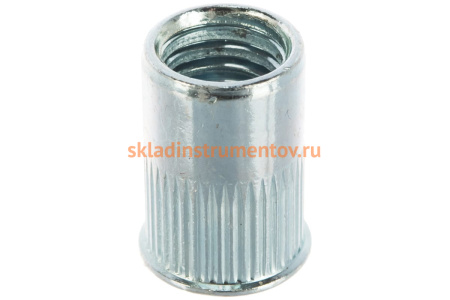 Заклепка резьбовая стальная с насечкой (100 шт; М10; уменьшенный борт) MESSER 212110S-100