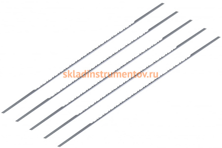 Пилки лобзиковые по дереву без штифтов (5 шт; 130х0.36х1.1 мм; 11 TPI) JET JWSS22B-442K