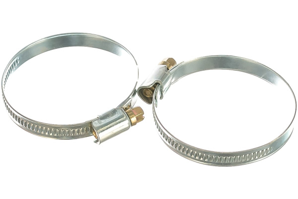 Металлические хомуты СИБРТЕХ, стандартное болтовое крепление, 40-60мм, 2шт, ширина 9мм, 47661