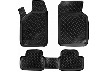 Ковры в салон Airline для ВАЗ 2108-099, ВАЗ 2113-15 (комплект из 4 шт.) ACM-PS-12