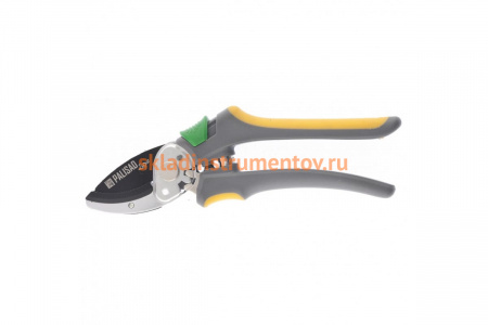 Секатор PALISAD LUXE 60484 с наковальней, обрезиненные рукоятки