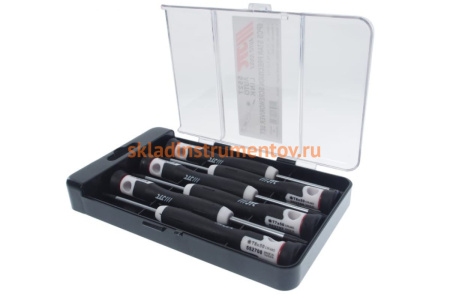 Набор прецизионных отверток 6шт 150мм JTC-5527