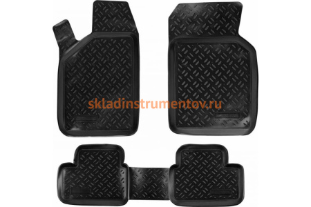 Ковры в салон Airline для ВАЗ 2108-099, ВАЗ 2113-15 (комплект из 4 шт.) ACM-PS-12