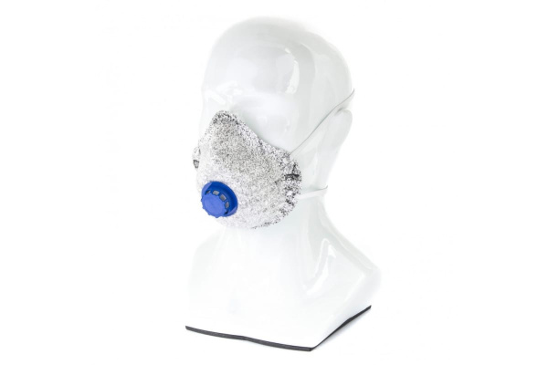 Фильтрующая полумаска-респиратор СИБРТЕХ с угольным слоем, с клапаном выдоха, FFP1, 10 шт, Россия 89248