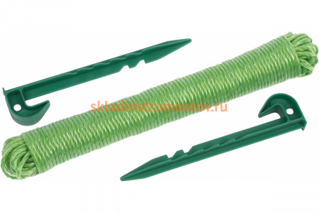 Набор садовых колышков с веревкой Grinda 3 предмета 8-422363-H3