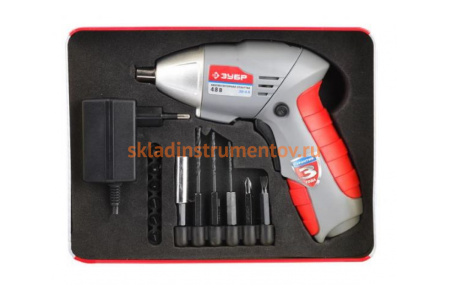 Аккумуляторная отвертка ЗУБР ЗО-4.8