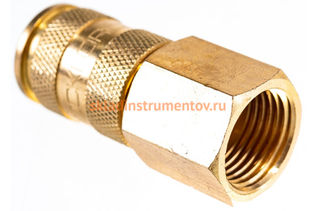 Быстроразъем пневматический с клапаном - внутренняя резьба 1/2 ROCKFORCE RF-BSE1-4SF