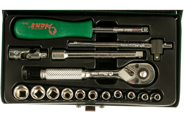 Универсальный набор инструментов Hans 1/4" 16 предметов 2616M