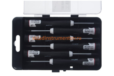 Набор прецизионных отверток 6шт 150мм JTC-5527