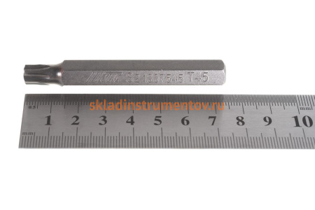 Удлиненная вставка 10мм торкс Т45х75мм S2 JTC 1337545