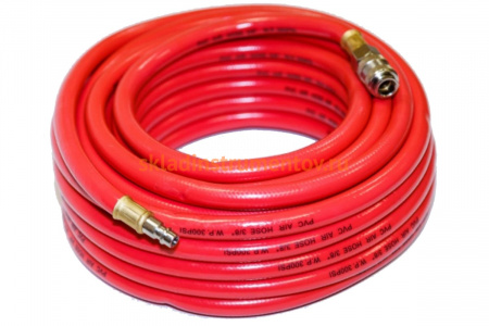 Шланг пневматический резиновый армированный 10 м, 6х12 мм Pegas pneumatic 4919