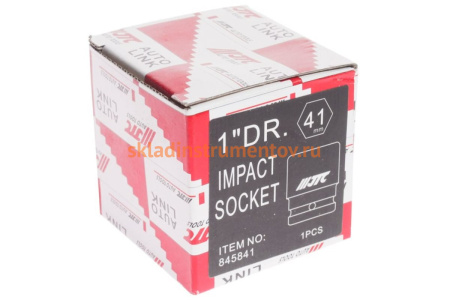 Головка торцевая 1” 41 ударная L=62мм JTC 845841