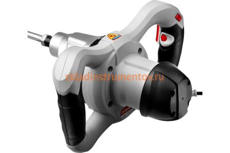 Строительный двухскоростной миксер ЗУБР 1200 Вт ЗМР-1200Э-1