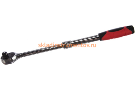 Трещотка 72-зубцовая с телескопической резиновой рукояткой (1/2”, 305-405 мм) JTC 5027