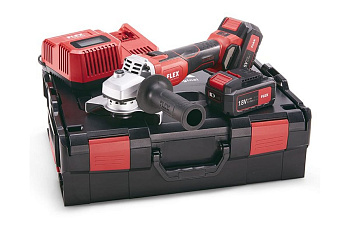 Аккумуляторная угловая шлифовальная машина FLEX ACCU 18.0-EC/5.0 Set 417947