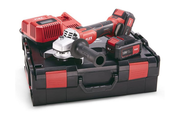 Аккумуляторная угловая шлифовальная машина FLEX ACCU 18.0-EC/5.0 Set 417947