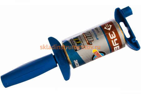 Нейлоновый шнур для строительных работ Зубр сменная шпуля, на катушке, 100м 06410-100