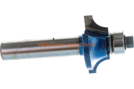 Фреза кромочная калевочная №1 ПРОФЕССИОНАЛ (22.2х9х50.2 мм; R4.8 мм; хвостовик 8 мм; ВК6) Зубр 28700-22.2