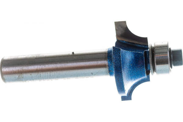 Фреза кромочная калевочная №1 ПРОФЕССИОНАЛ (22.2х9х50.2 мм; R4.8 мм; хвостовик 8 мм; ВК6) Зубр 28700-22.2