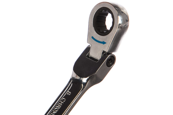 Накидной шарнирный ключ с трещоткой 8х10 мм JTC 5033