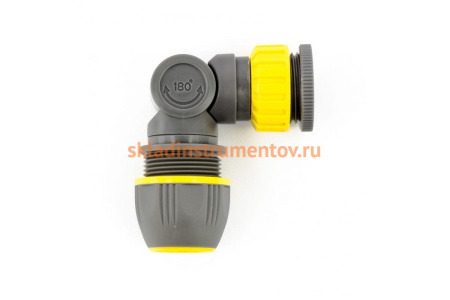 Соединитель с внутренней резьбой 1/2"-3/4", с шарниром PALISAD LUXE 66251