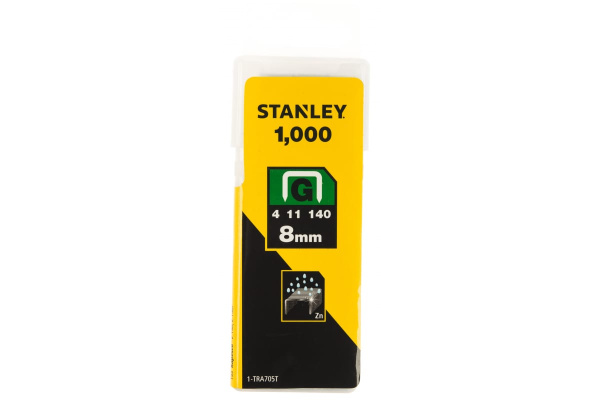 Скоба для степлера (8 мм; тип G(140); 1000 шт.) Stanley 1-TRA705T