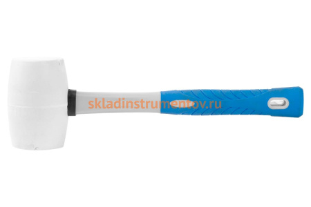 Киянка с фиберглассовой ручкой ЗУБР ПРОФЕССИОНАЛ резиновая белая, 230г 20531-230_z02