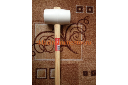 Резиновая белая киянка с деревянной рукояткой ЗУБР МАСТЕР 20511-680_z01