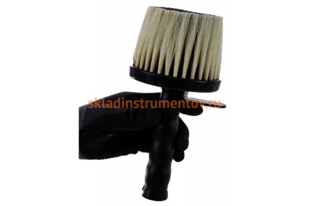 Круглая макловица Зубр ЭКСПЕРТ, искусственная щетина, пластмассовый корпус, 110мм 01855-11