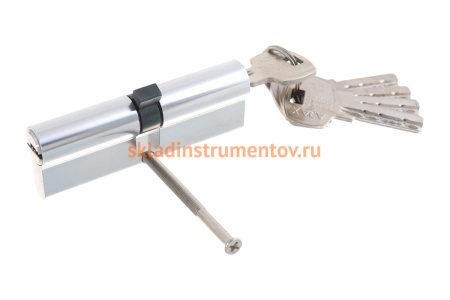Цилиндровый механизм AJAX AX200/90 mm 40+10+40 CP хром 5 кл. 40215