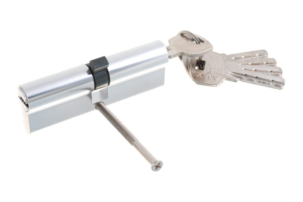 Цилиндровый механизм AJAX AX200/90 mm 40+10+40 CP хром 5 кл. 40215