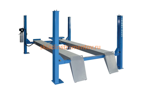 4-х стоечный электрогидравлический подъемник (4 т, гладкие платформы) Trommelberg TST440C
