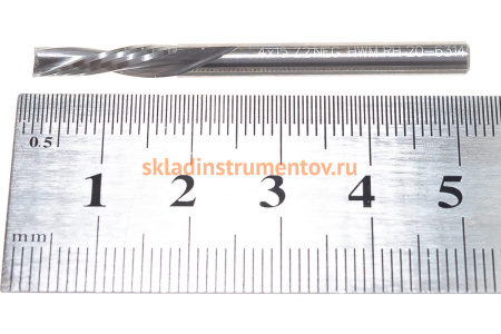 Фреза спиральная монолитная (4x15x50 мм; S 4 мм; RH; Z2) CMT 192.040.11