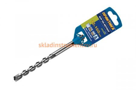 Бур по бетону серия Профи (12х160 мм; SDS-plus) ПРАКТИКА 033-697