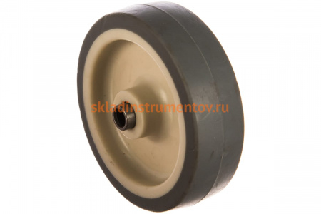 Колесо (75 мм; г/п 60 кг; термопластичная резина/полипропилен) ЗУБР 30946-75