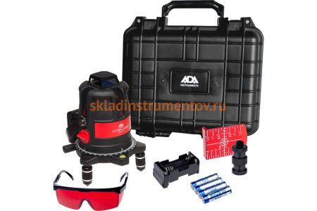 Лазерный уровень ADA ULTRALINER 360 2V с калибровкой А00467К