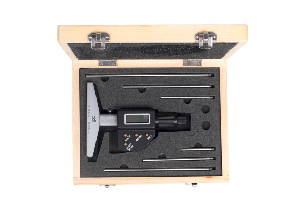 Микрометрический глубиномер ЧИЗ ГМЦ-150 0,001, электронный 53399