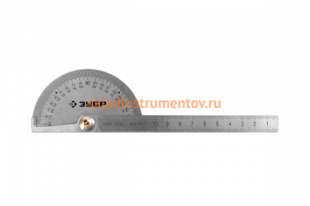 Транспортир из нержавеющей стали Зубр 34292