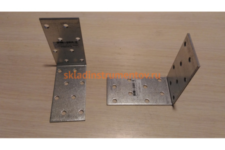 Крепежный угол Зубр МАСТЕР равносторонний 40х80х80мм 1шт 310206-040-080