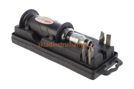 Отвертка с резиновой рукояткой и набором бит 9 шт JTC-5410