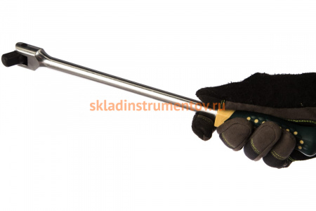 Шарнирный вороток с противоскользящей пластиковой рукояткой 380мм 1/2 ROCKFORCE RF-8014380