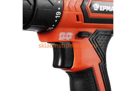Аккумуляторная дрель-шуруповерт ЕРМАК ДША-14.4-2 646-324