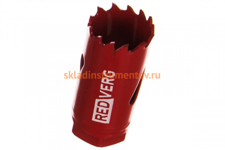 Коронка биметаллическая 24 мм REDVERG 6627099