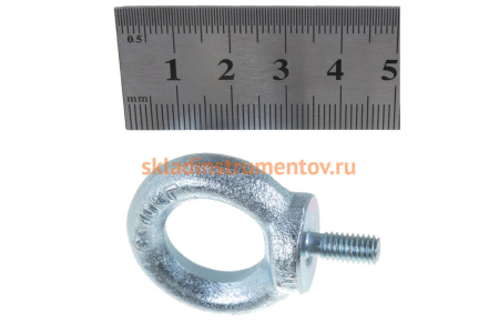 Рым-болт DIN 580 оцинкованный (М6; ТФ6) Зубр 4-304316-06 Рым-болт DIN 580 оцинкованный (М6; ТФ6) Зубр 4-304316-06